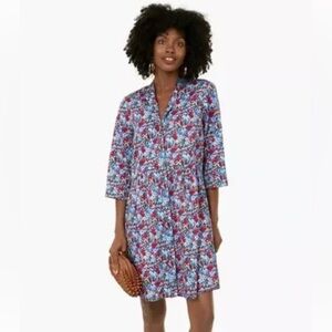 Tuckernuck Royal Shirt Dress in Queens Garden